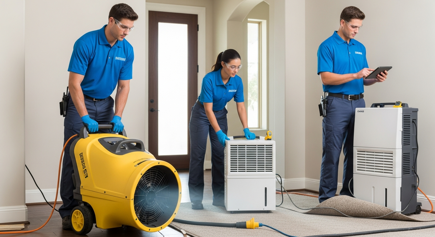 Restoration Team at Work